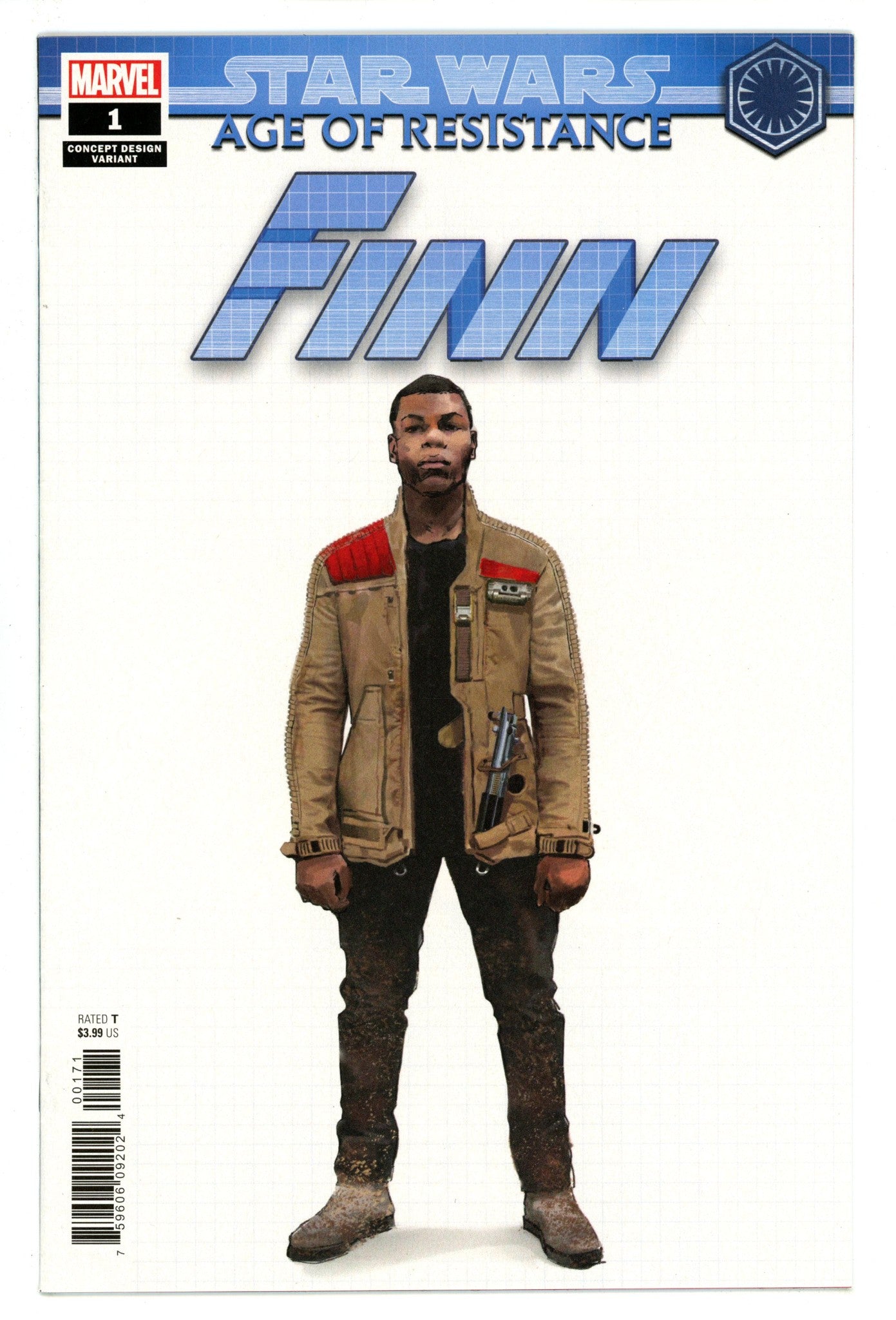Star Wars: Age of Resistance - Finn 1 High Grade (2019) Dillon Design Variant 