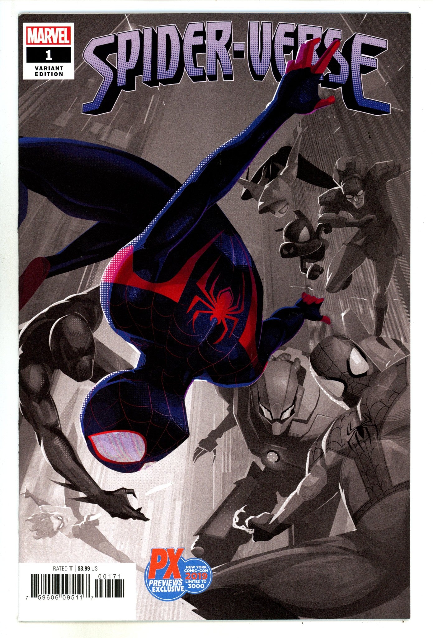 Spider-Verse Vol 3 1 NM- (9.2) (2019) Dalit Exclusive Variant 