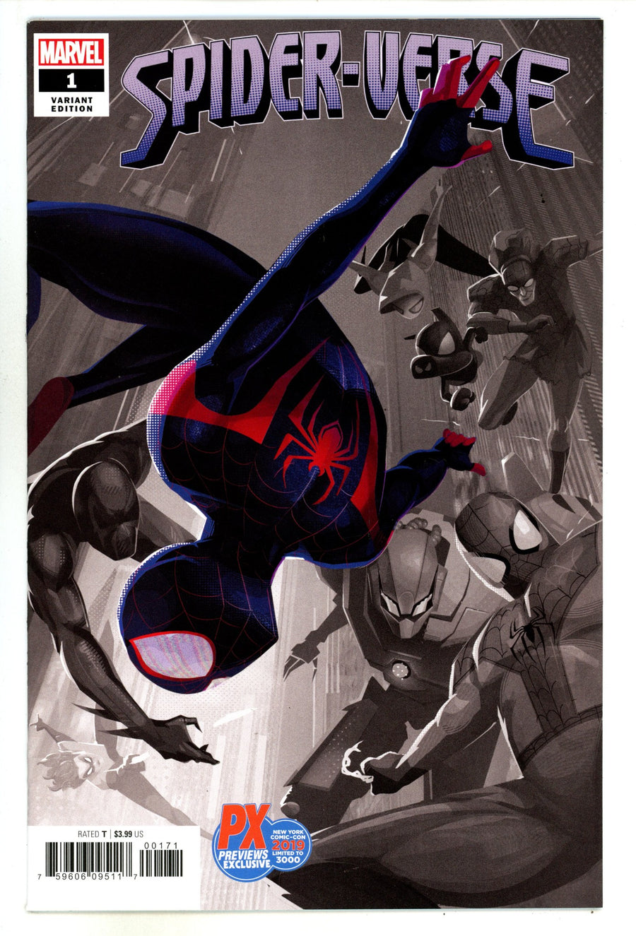 Spider-Verse Vol 3 1 NM- (9.2) (2019) Dalit Exclusive Variant 