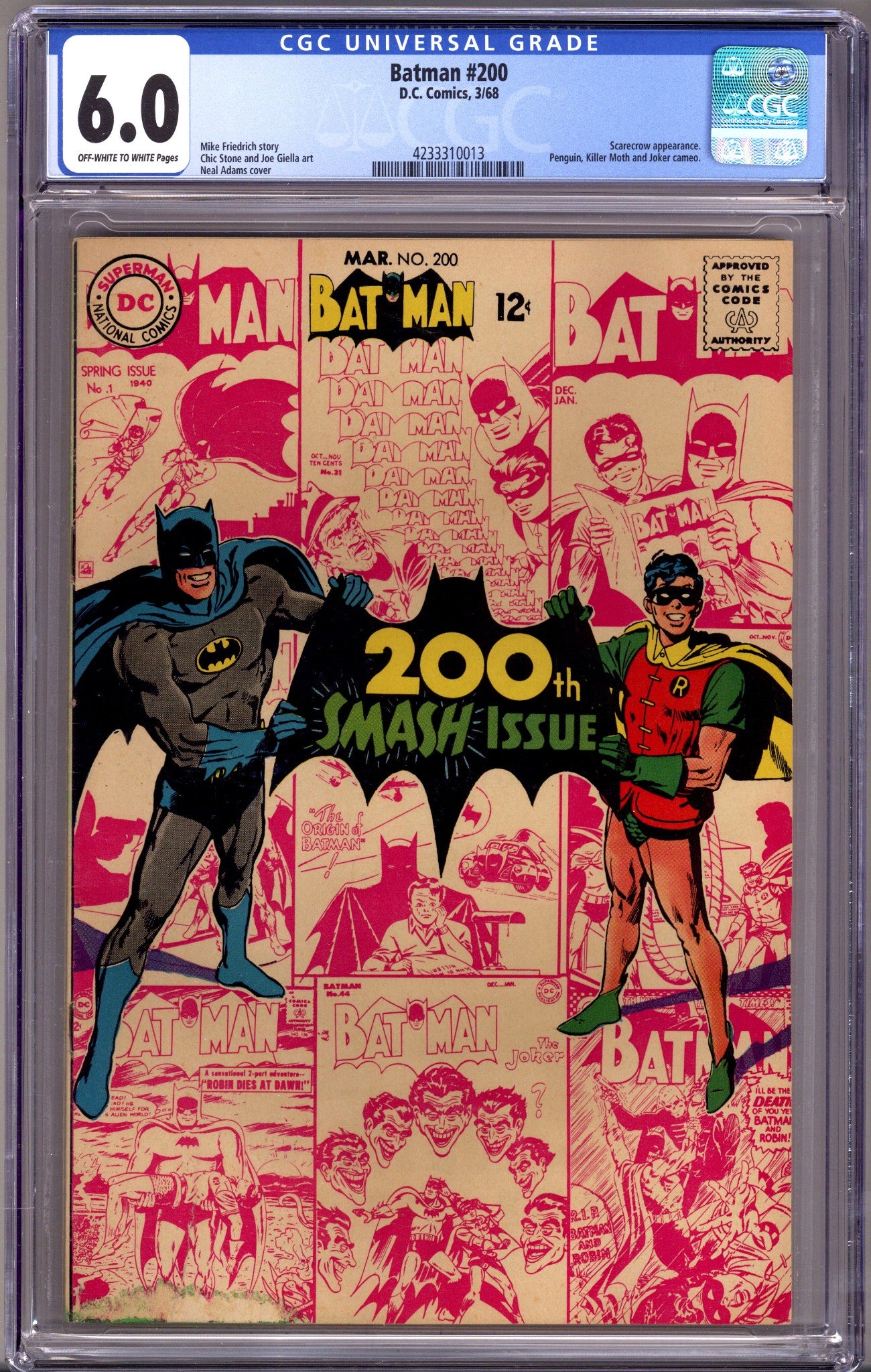 Batman Vol 1 200 CGC 6.0 (FN) (1968) 