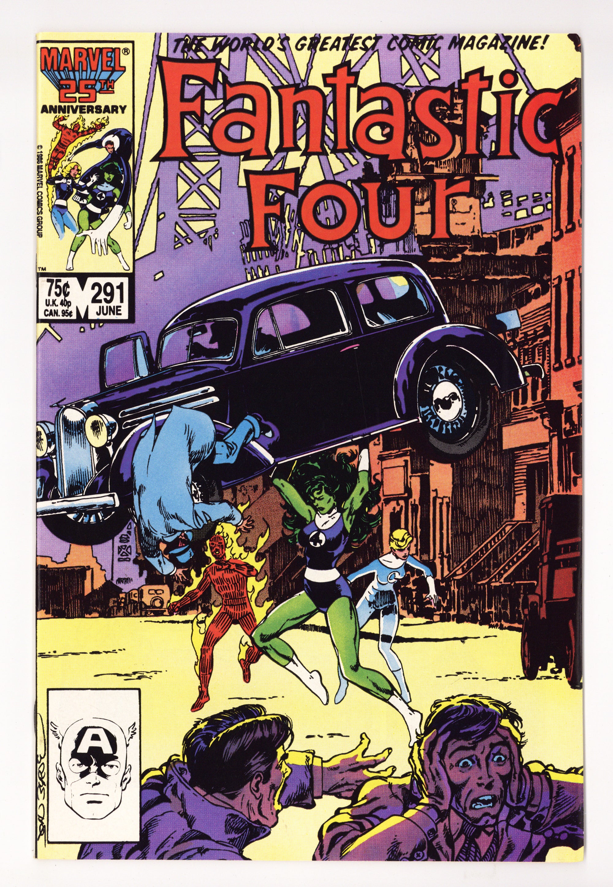 Fantastic Four Vol 1 291 High Grade (1986) 