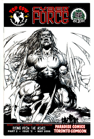 Cyberforce Vol 3 2 Silvestri Paradise Comics Variant (2006)