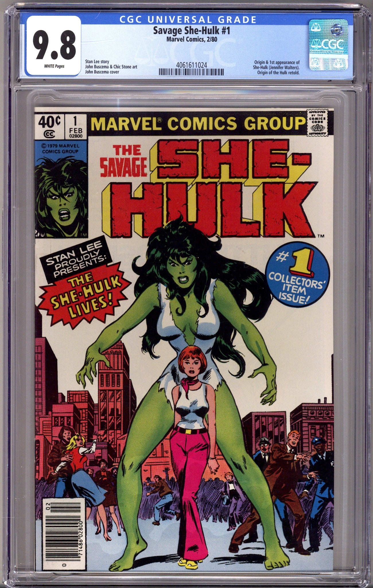 The Savage She-Hulk   1 CGC 9.8 (NM/M)   (1980)     Newsstand  