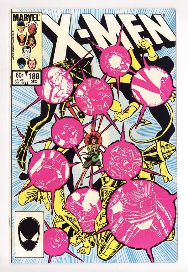 The Uncanny X-Men Vol 1 188 High Grade (1984)