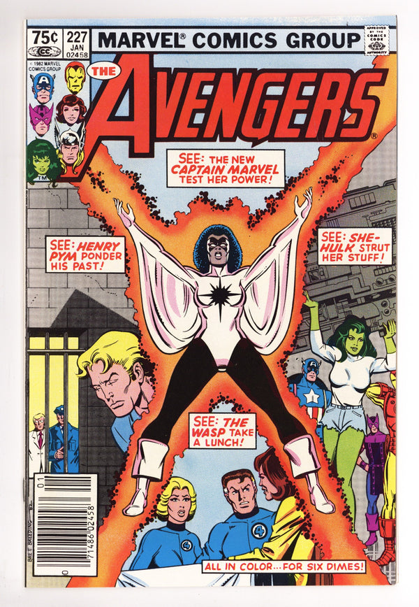 The Avengers Vol 1 227 NM- (9.2) (1983) Canadian Price Variant