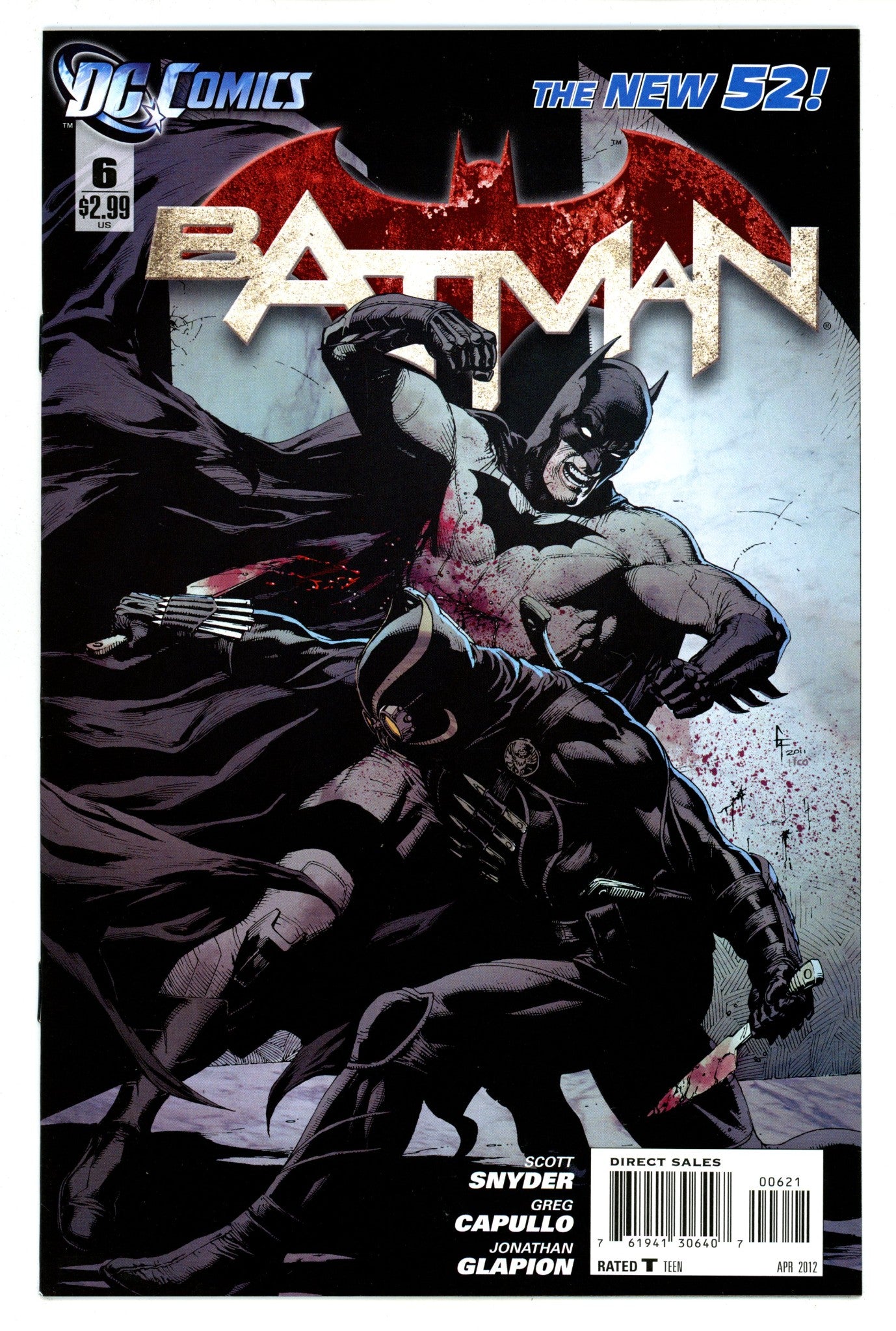 Batman Vol 2 6 VF/NM (9.0) (2012) Frank Incentive Variant 