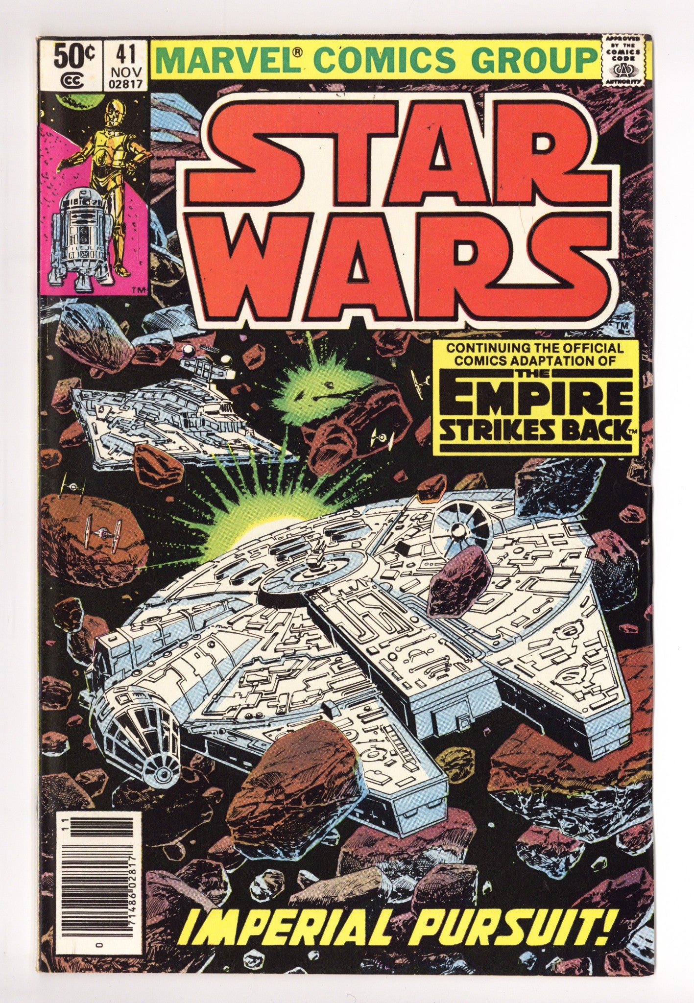 Star Wars Vol 1 41 FN+ (6.5) (1980) Newsstand 