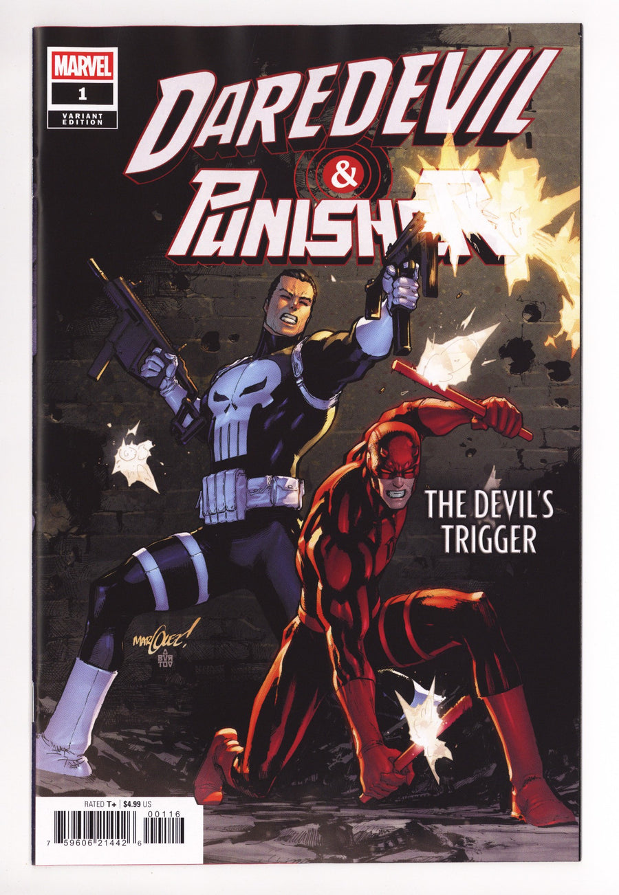 Daredevil / Punisher: The Devil's Trigger 1 Marquez Incentive NM (2025)