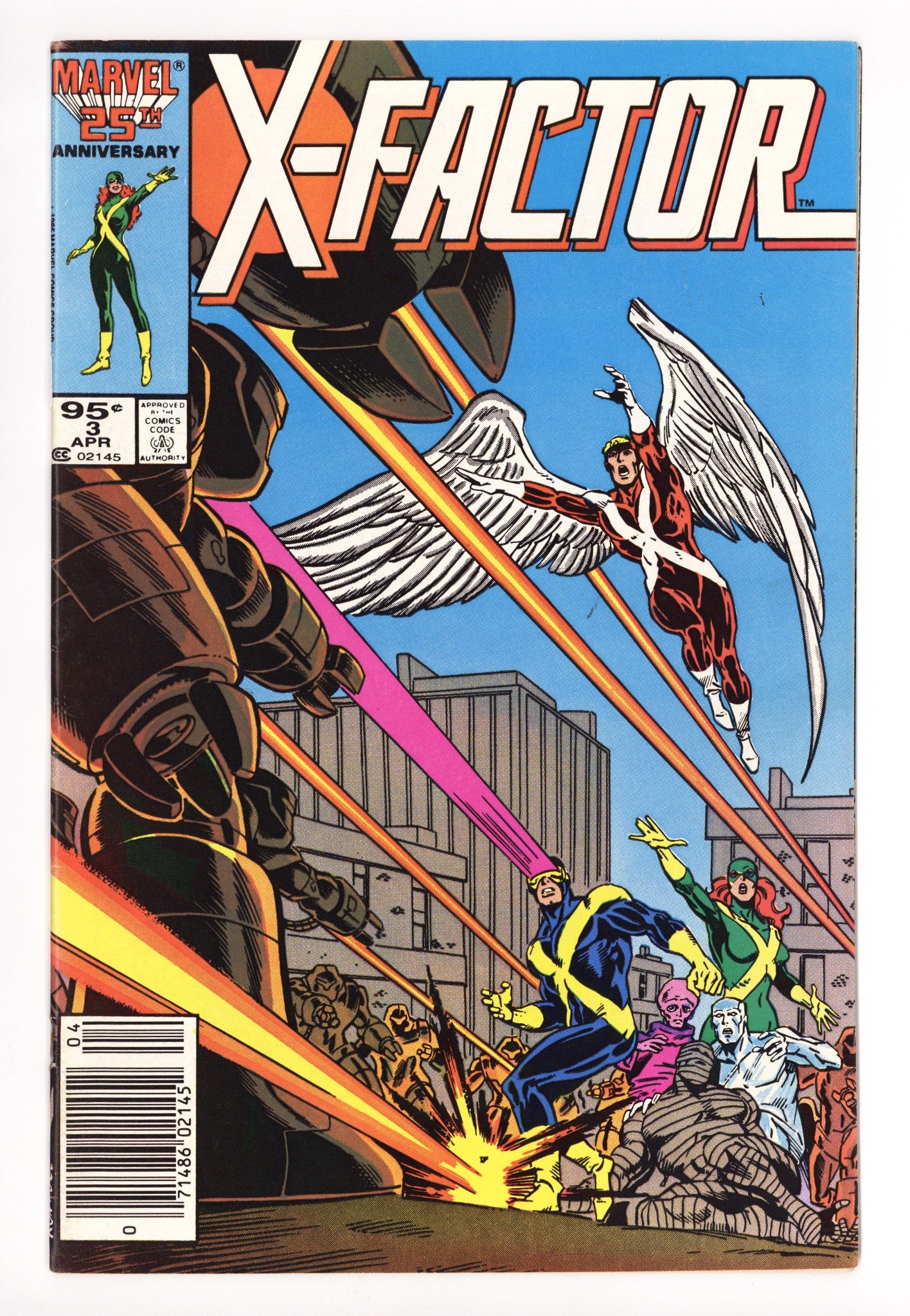 X-Factor Vol 1 3 Mid Grade (1986) Canadian Price Variant 