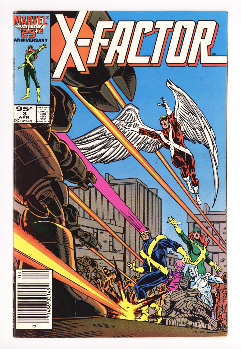 X-Factor Vol 1 3 Mid Grade (1986) Canadian Price Variant 