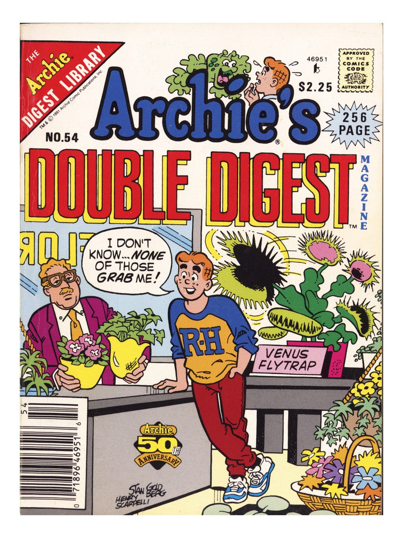 Archie's Double Digest Magazine 54 Mid Grade (1991) Newsstand 