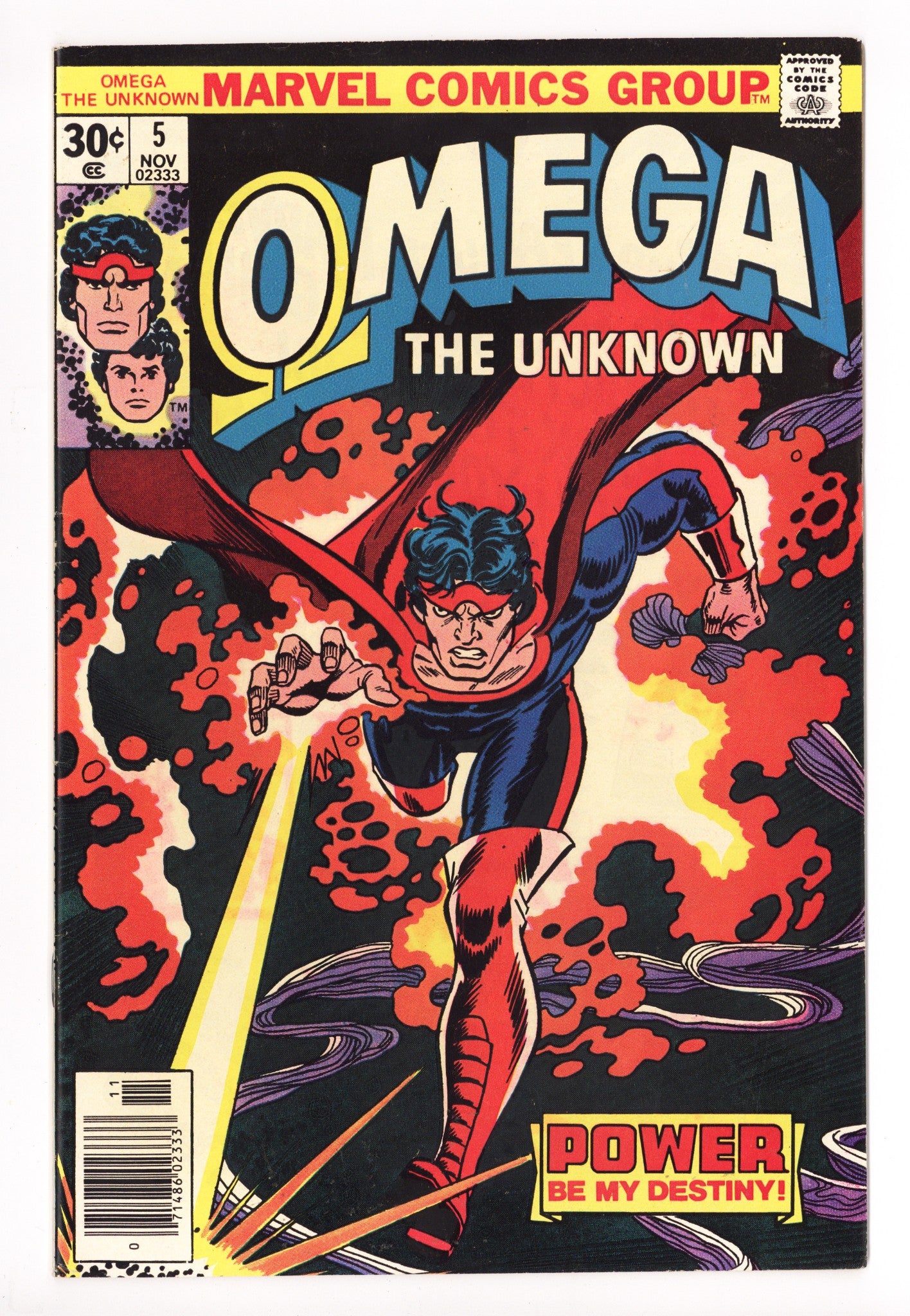 Omega the Unknown 5 Mid Grade (1976) 