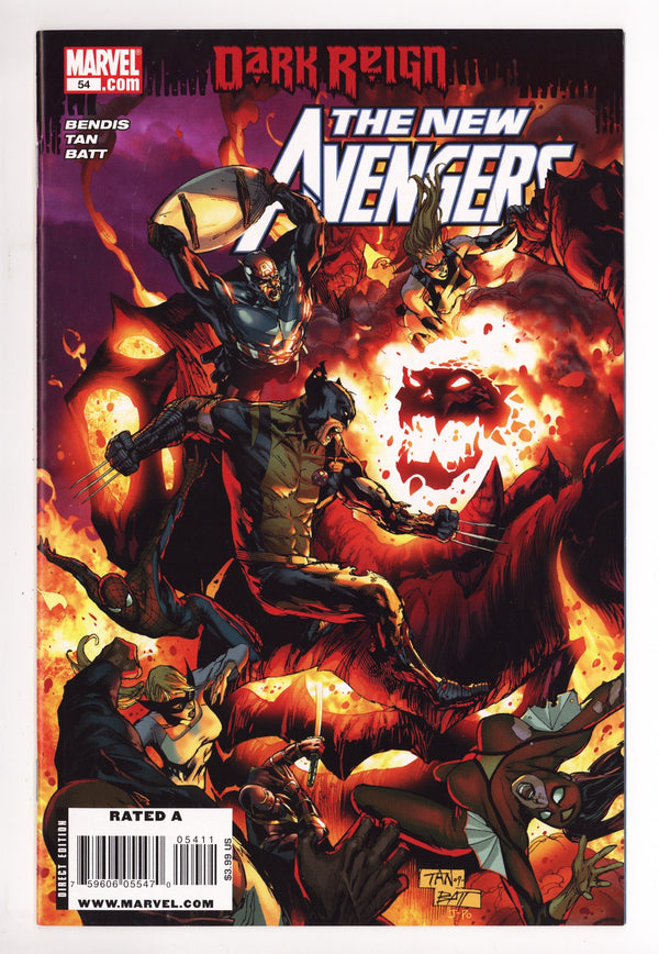 New Avengers Vol 1 54  Mid Grade   (2009)
