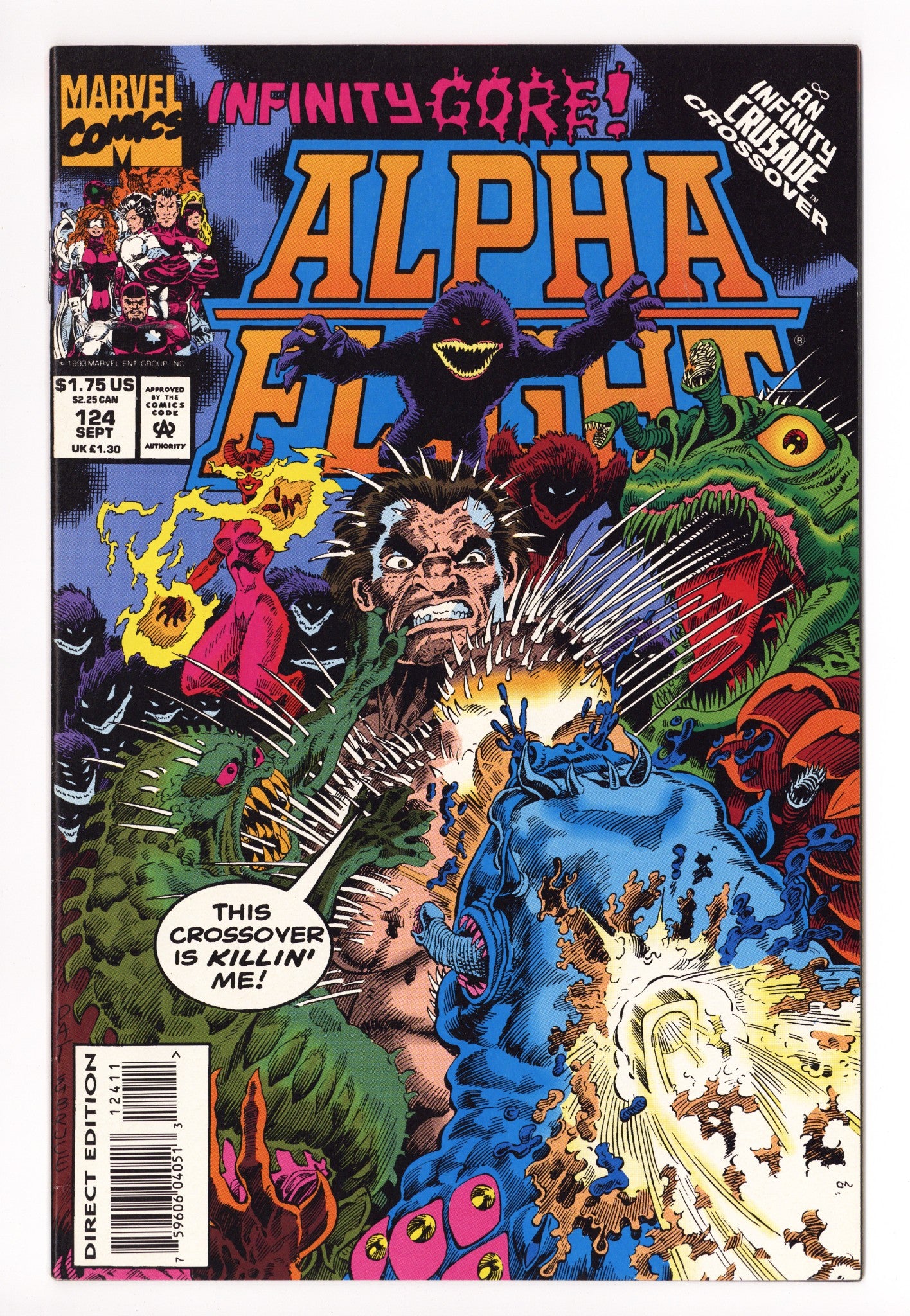 Alpha Flight Vol 1 124 High Grade (1993) 