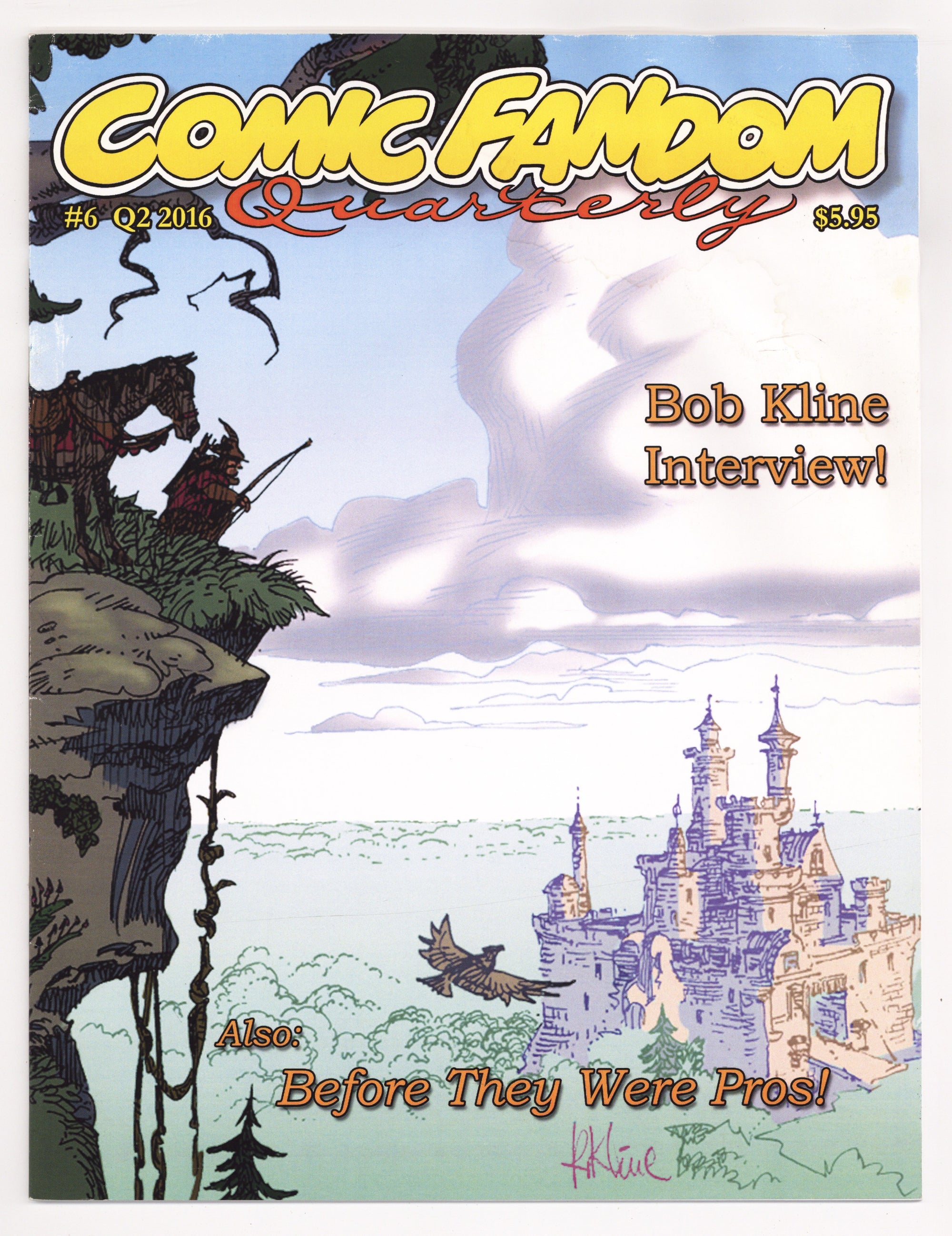 Comic Fandom Quarterly 6 Very Low Grade (2016) 