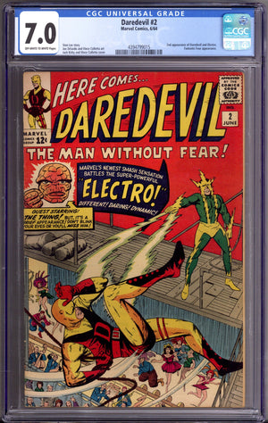 Daredevil Vol 1 2 CGC 7.0 (FN/VF) (1964)