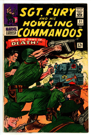 Sgt. Fury 31 VG- (3.5) (1966) 
