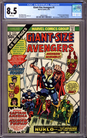 Giant-Size Avengers 1 CGC 8.5 (VF+) (1974)