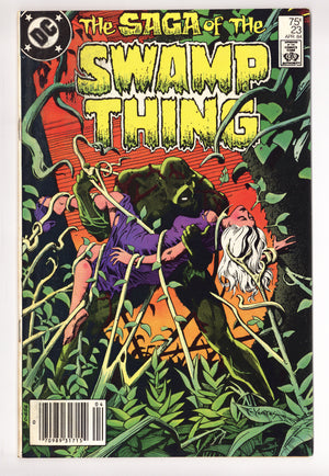 The Saga of Swamp Thing Vol 2 23 FN (6.0) Mark Jewellers (1984) Newsstand