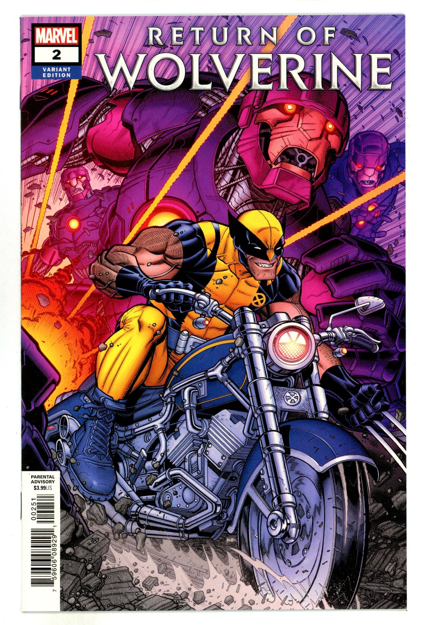Return of Wolverine 2 NM (9.4) (2018) Bradshaw Incentive Variant 