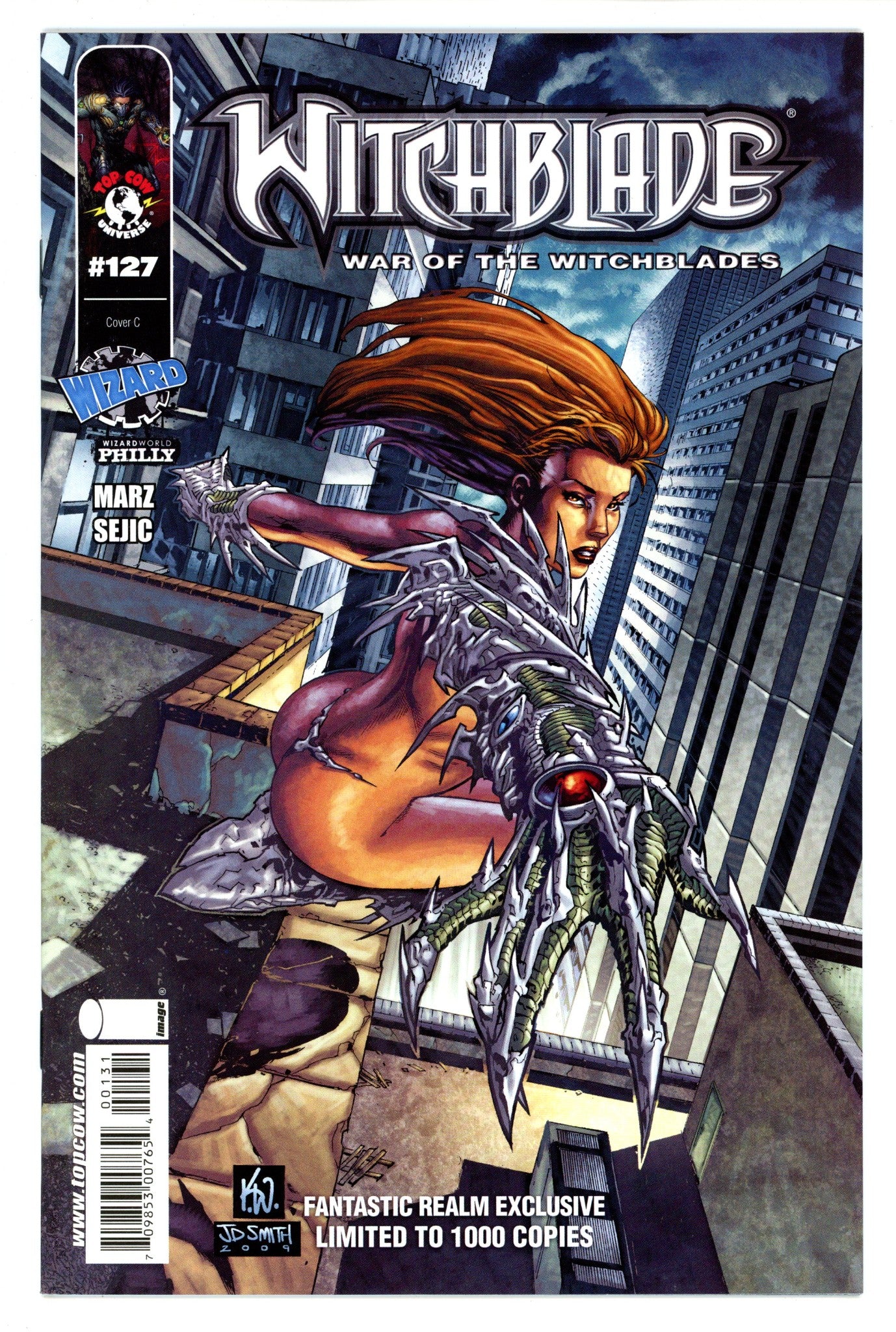 Witchblade Vol 1 127 VF (8.0) (2009) West Exclusive Variant 