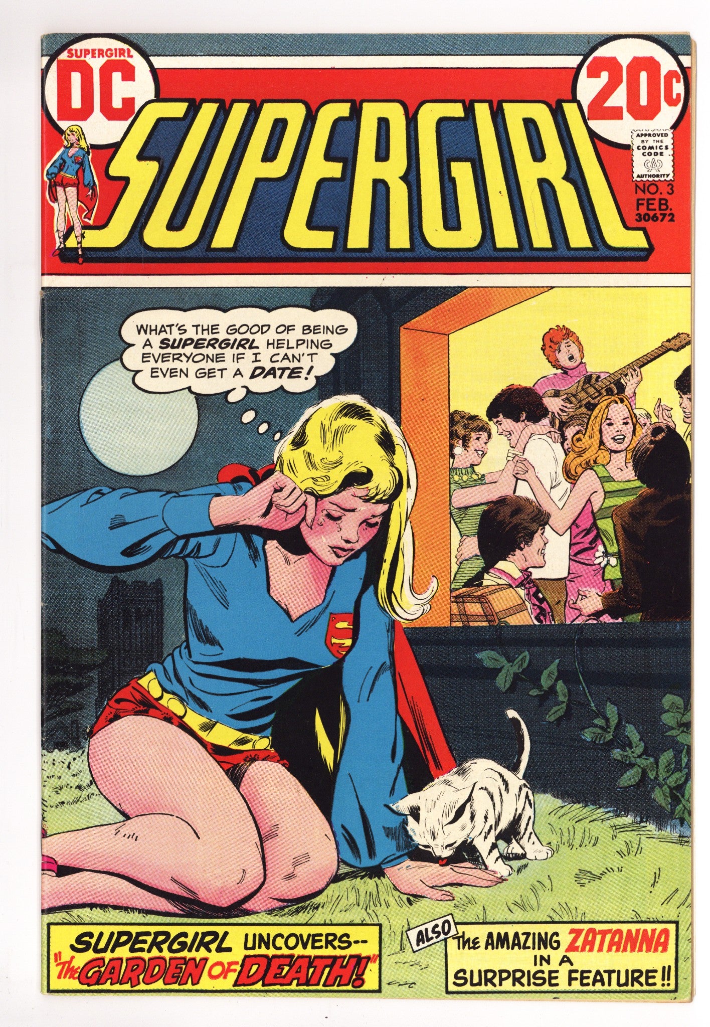 Supergirl Vol 1 3 VF (8.0) (1973) 