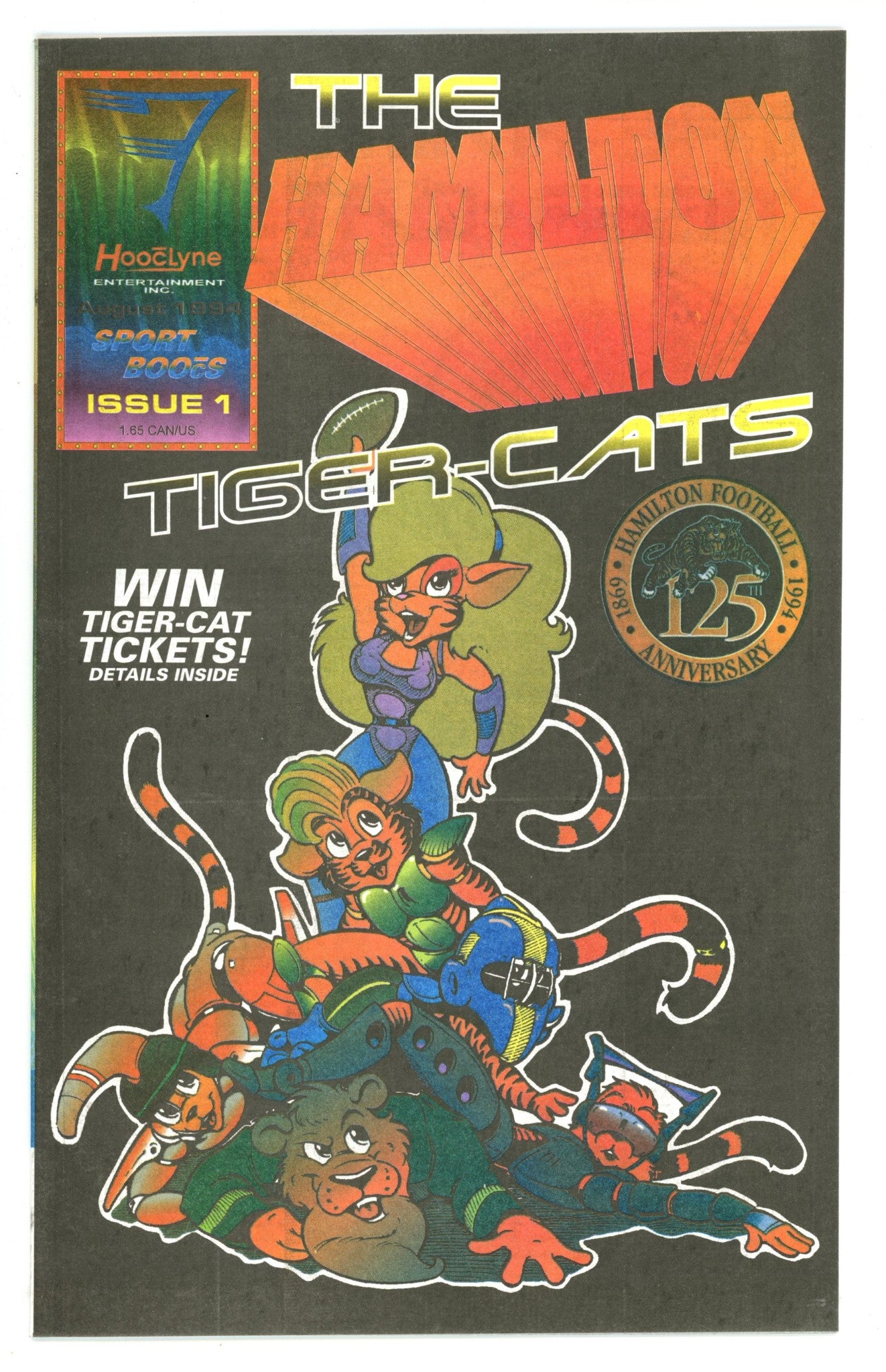 The Hamilton Tiger-Cats 1 NM (9.4) (1994) 
