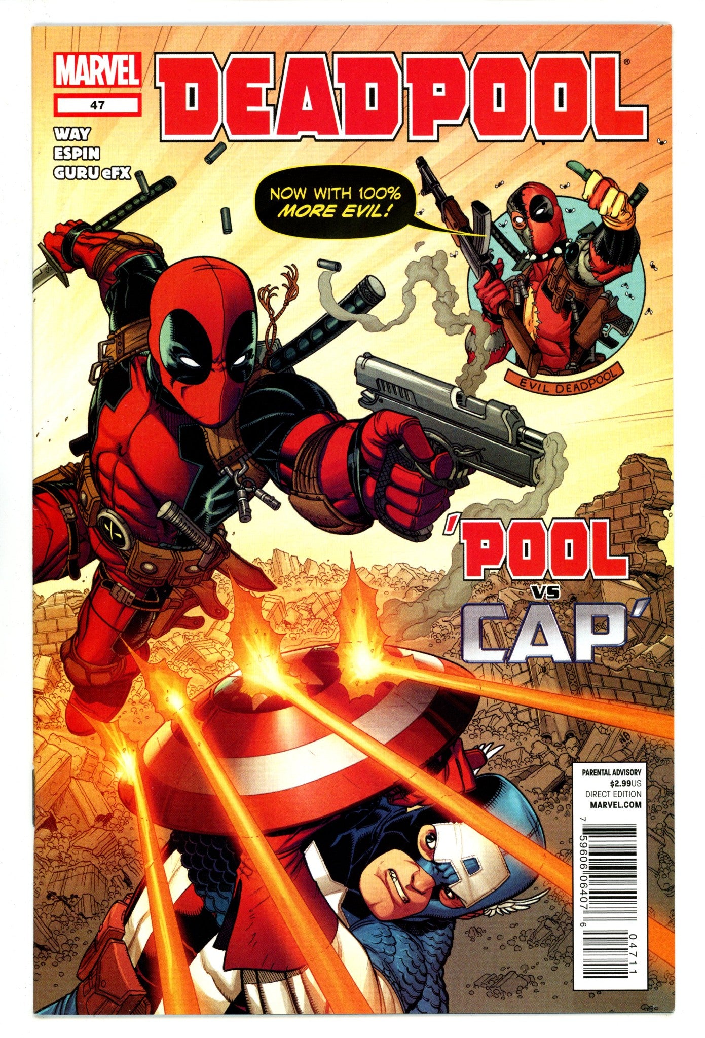 Deadpool Vol 3 47  Mid Grade   (2012)        