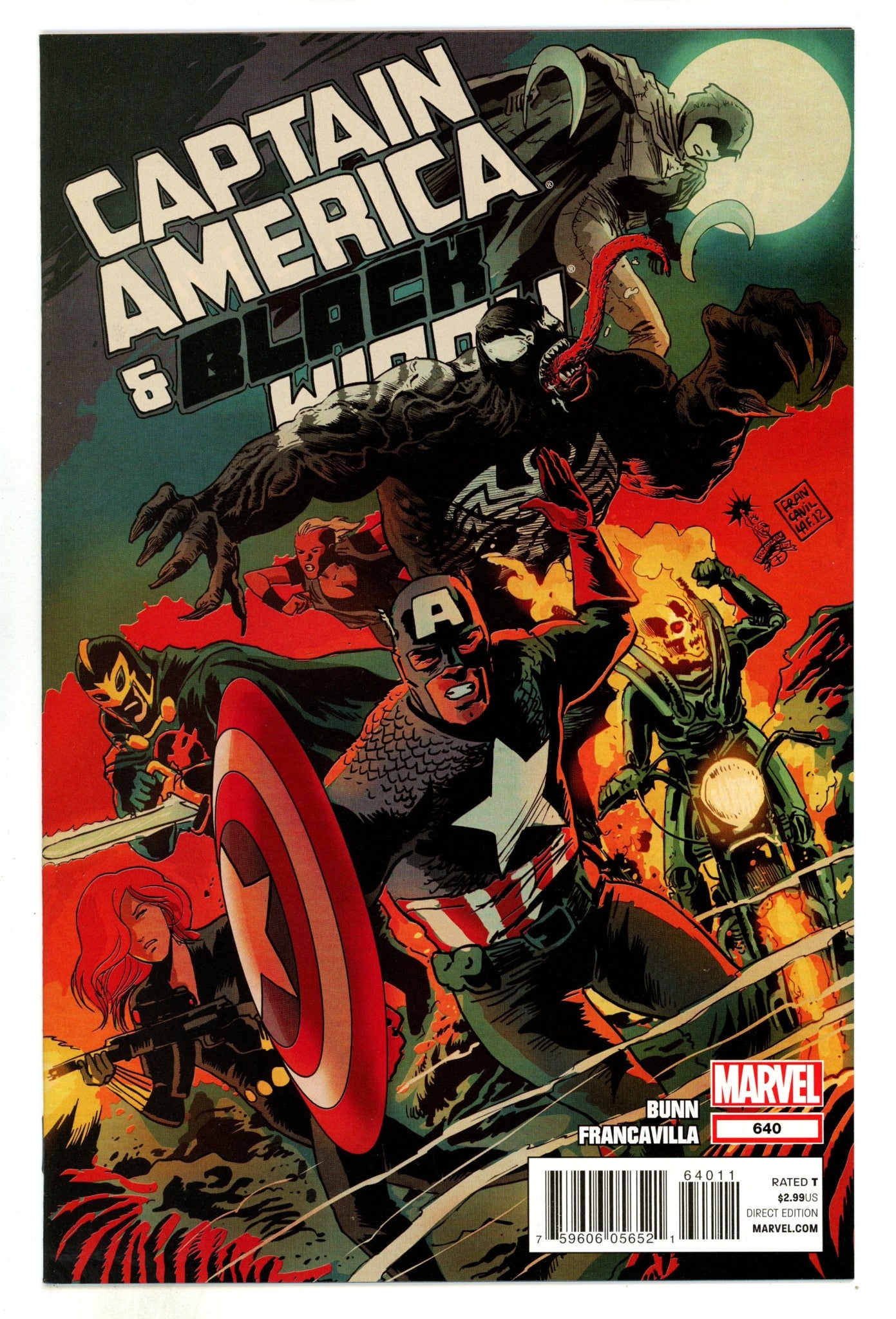 Captain America and Black Widow 640 High Grade (2013) 