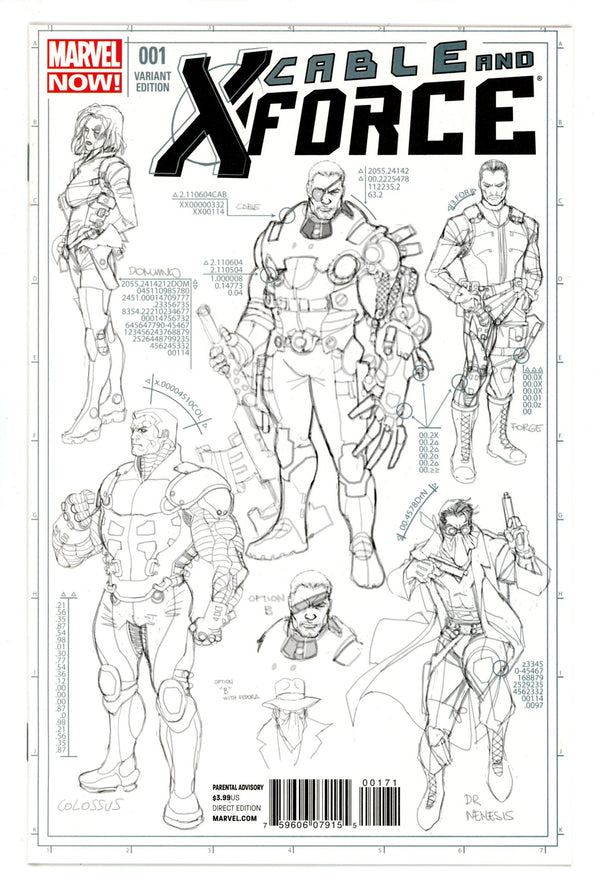 Cable and X-Force 1 NM- (9.2) (2013) Larroca Design Incentive Variant