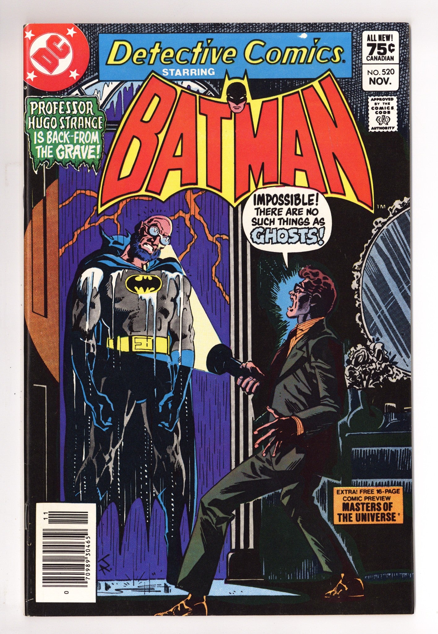 Detective Comics Vol 1 520 NM- (9.2) (1982) Canadian Price Variant 