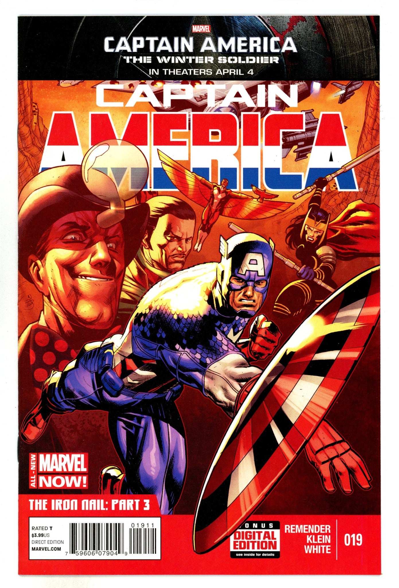 Captain America Vol 7 19 High Grade (2014) 