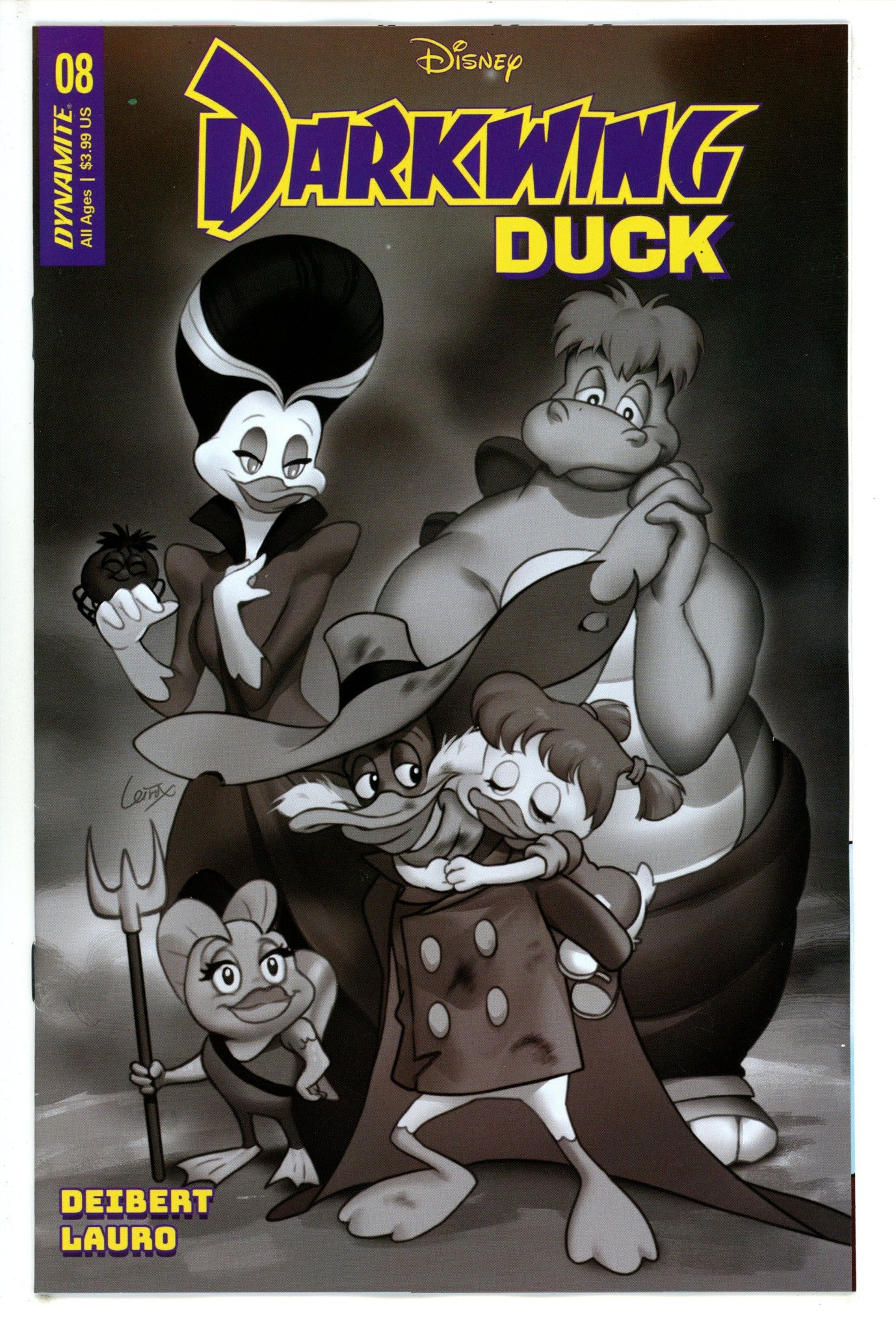 Darkwing Duck 8 Leirix B&W Incentive Variant (2023)
