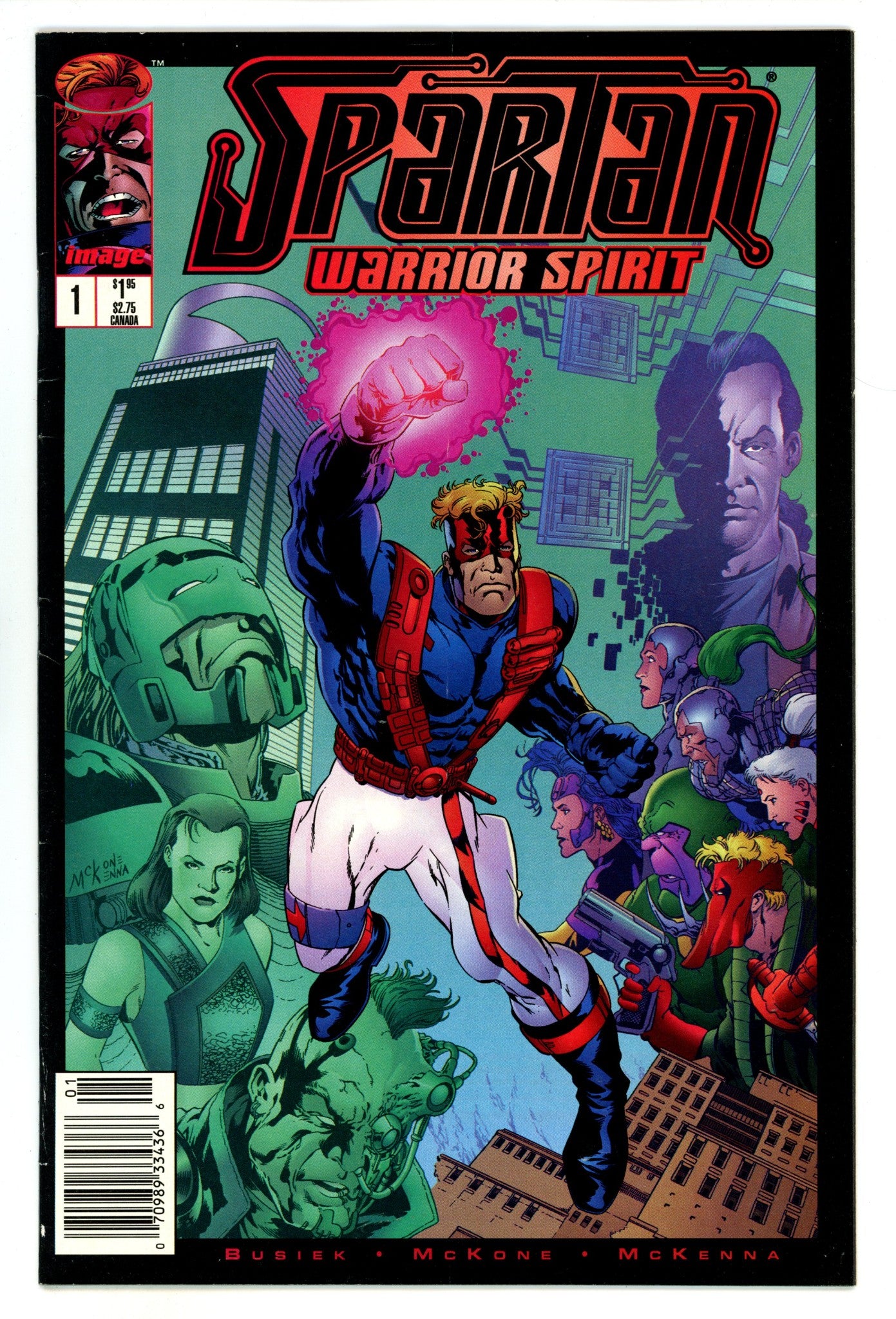 Spartan: Warrior Spirit 1 Low Grade (1995) Newsstand 