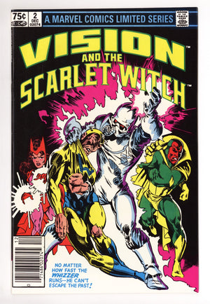 The Vision and the Scarlet Witch Vol 1 2 VF/NM (9.0) (1982) Canadian Price Variant