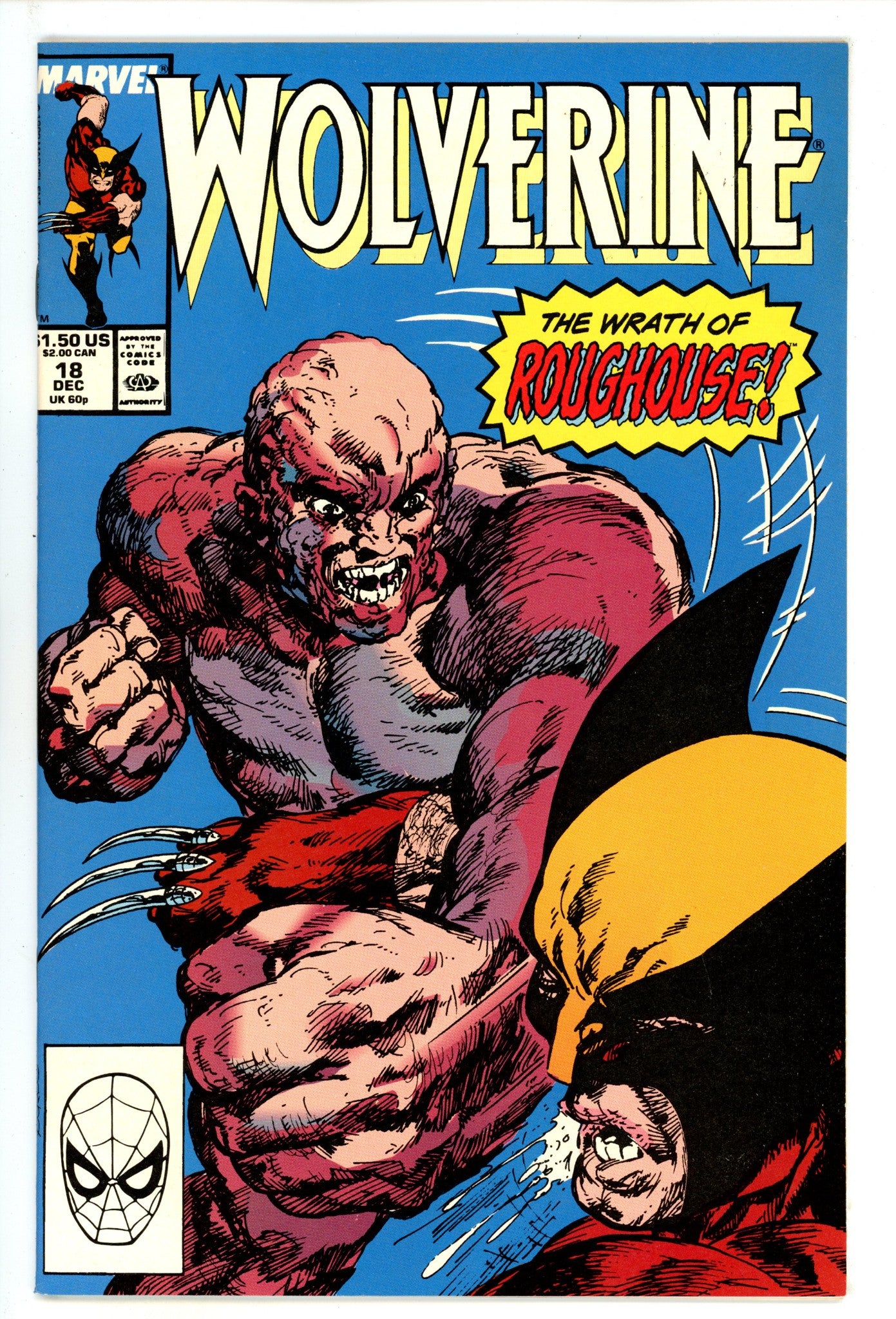 Wolverine Vol 2 18 NM- (9.2) (1989) 