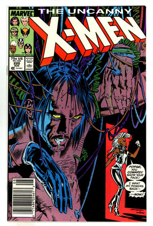 The Uncanny X-Men Vol 1 220 Mid Grade (1987) Newsstand