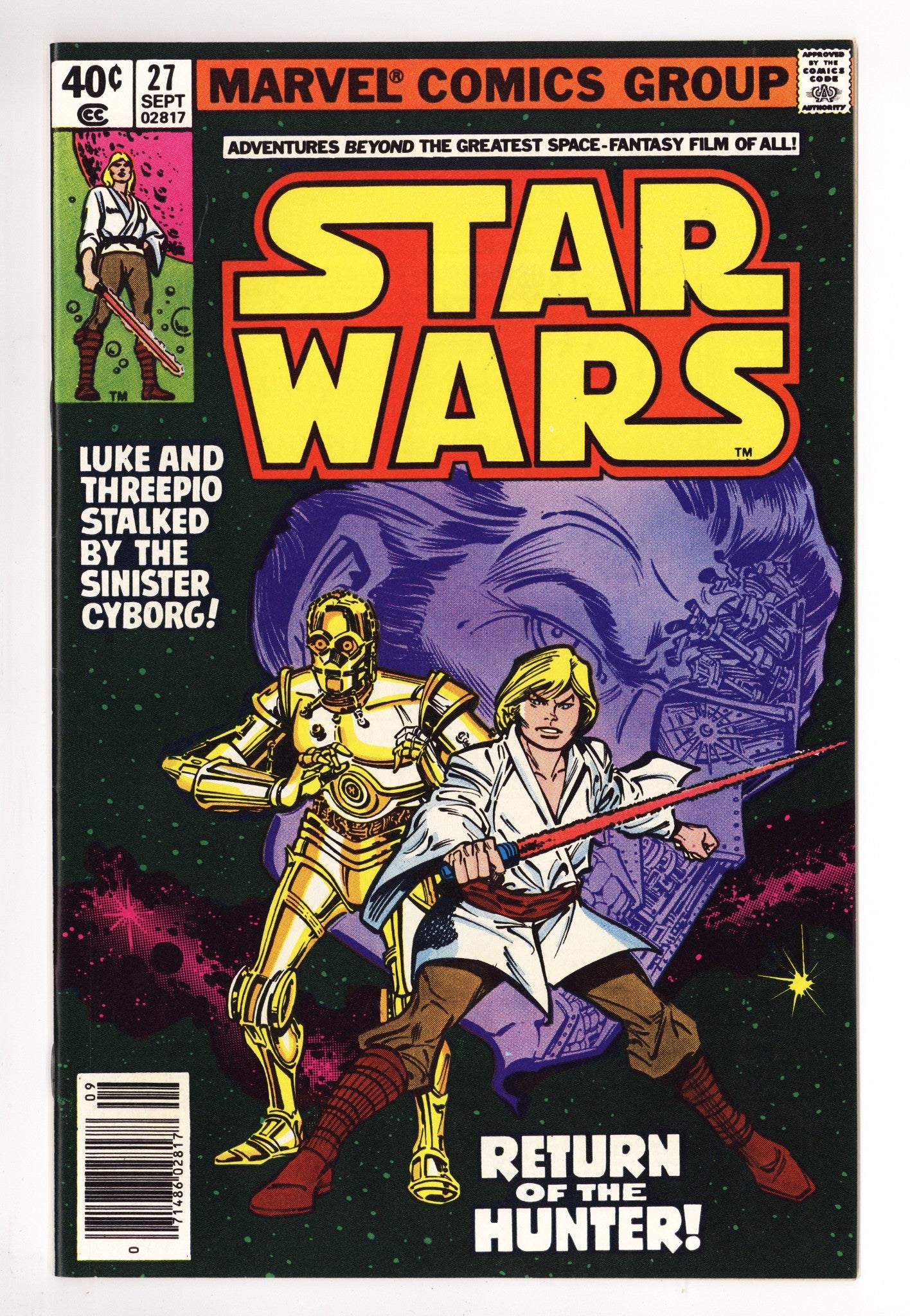 Star Wars Vol 1 27 NM- (9.2) (1979) Newsstand 