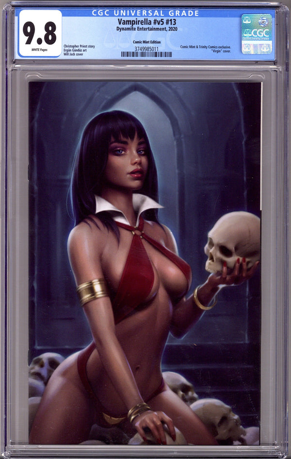 Vampirella Vol 5 13 Jack Virgin Exclusive Variant CGC 9.8 (2020)