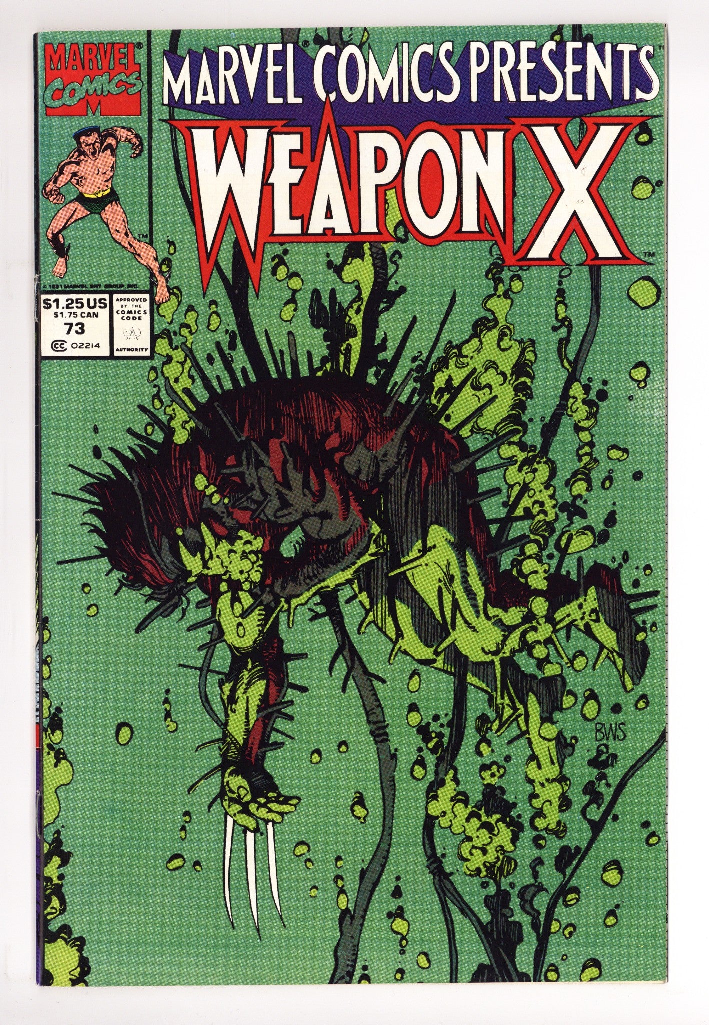 Marvel Comics Presents Vol 1 73 FN+ (6.5) (1991) Newsstand 
