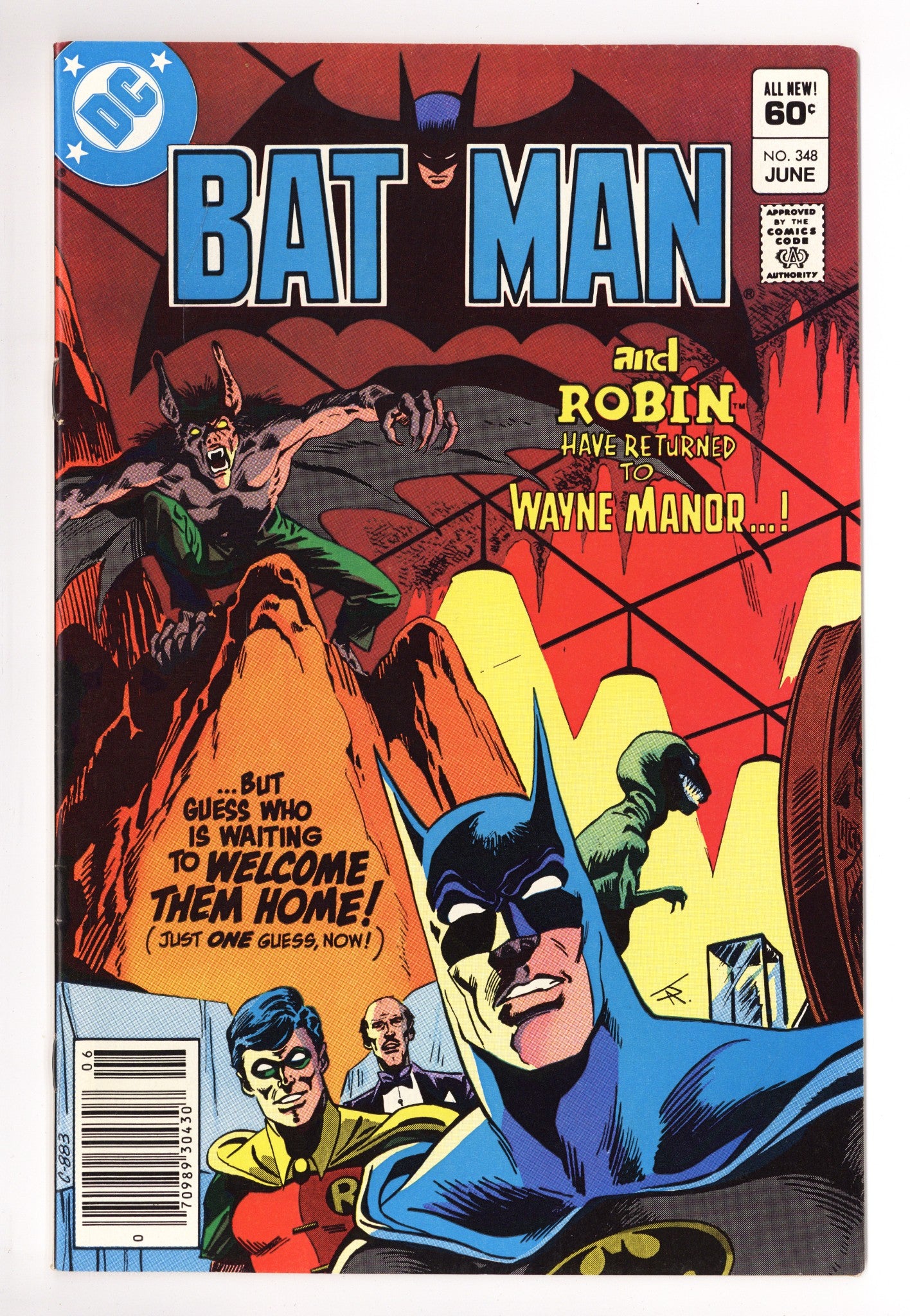 Batman Vol 1 348 VF+ (8.5) (1982) Newsstand 