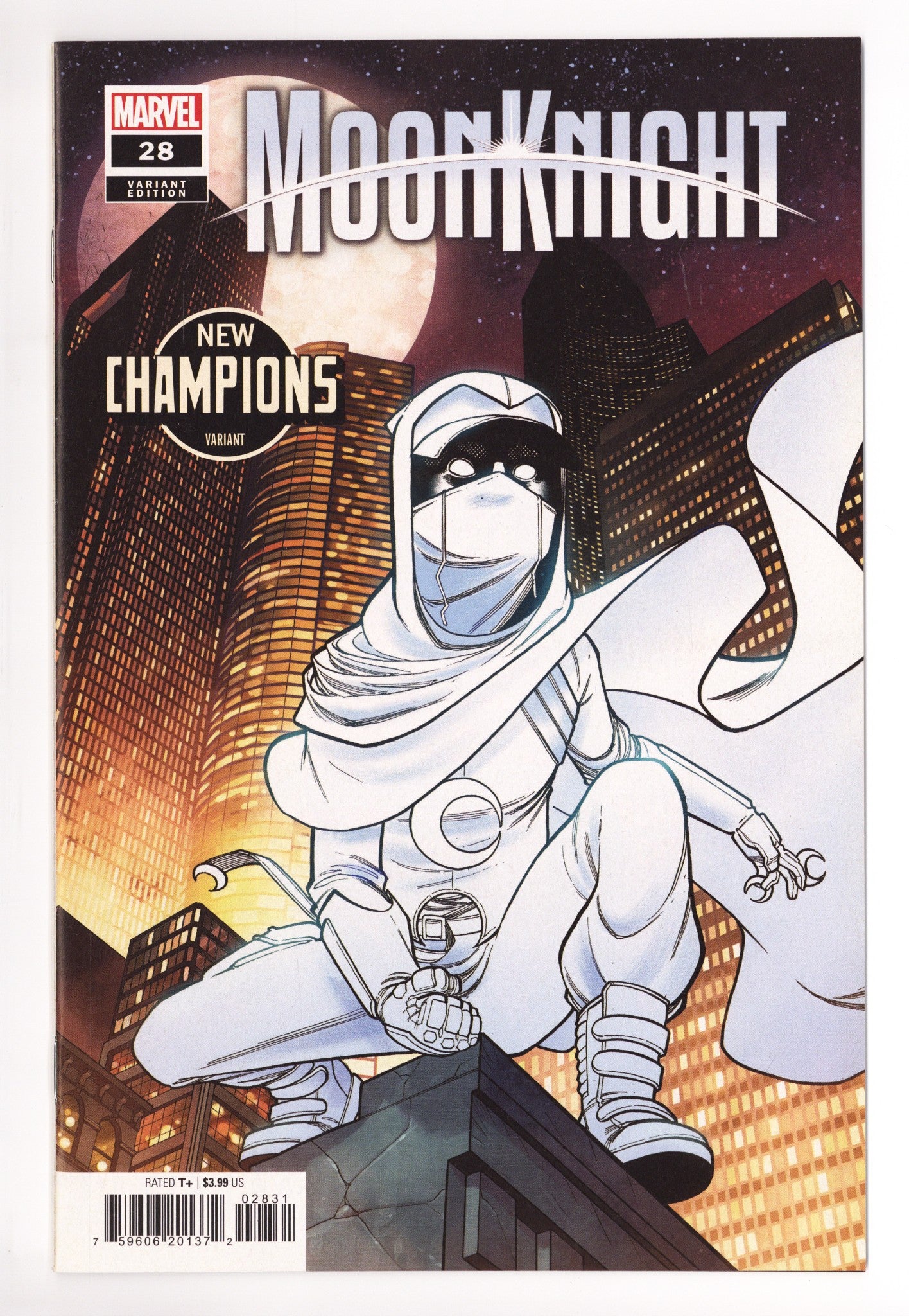 Moon Knight Vol 9 28 High Grade (2023) Garron New Champions Variant 