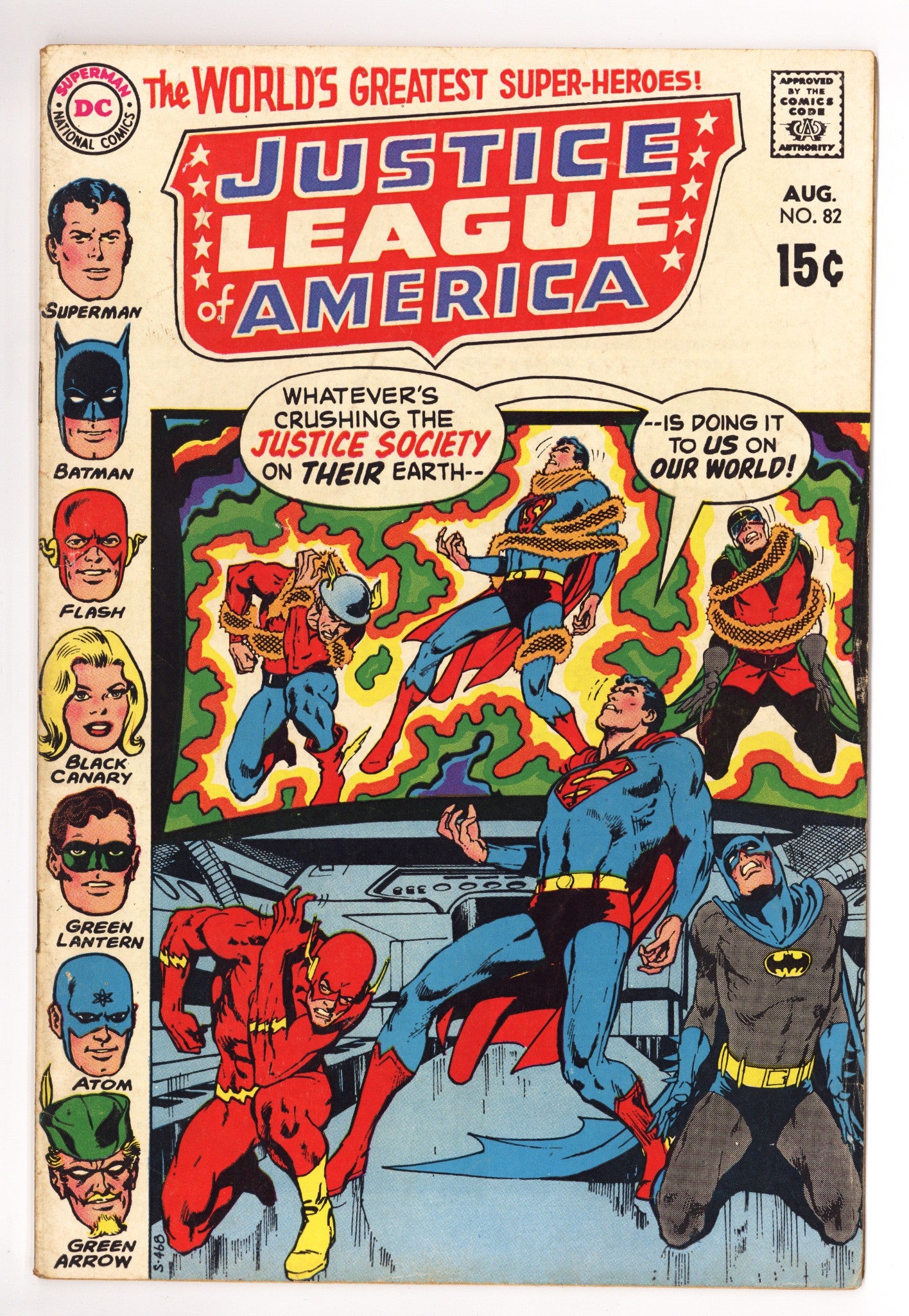 Justice League of America Vol 1 82 VG/FN (5.0) (1970) 