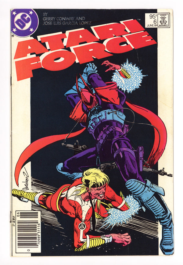 Atari Force   6  Low Grade   (1984)     Canadian Price Variant