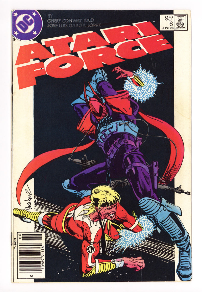 Atari Force   6  Low Grade   (1984)     Canadian Price Variant  