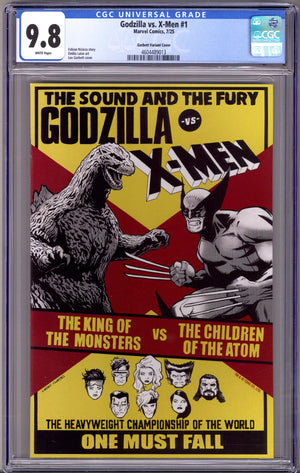 Godzilla vs. X-Men 1 CGC 9.8 (NM/M) (2025) Garbett Variant