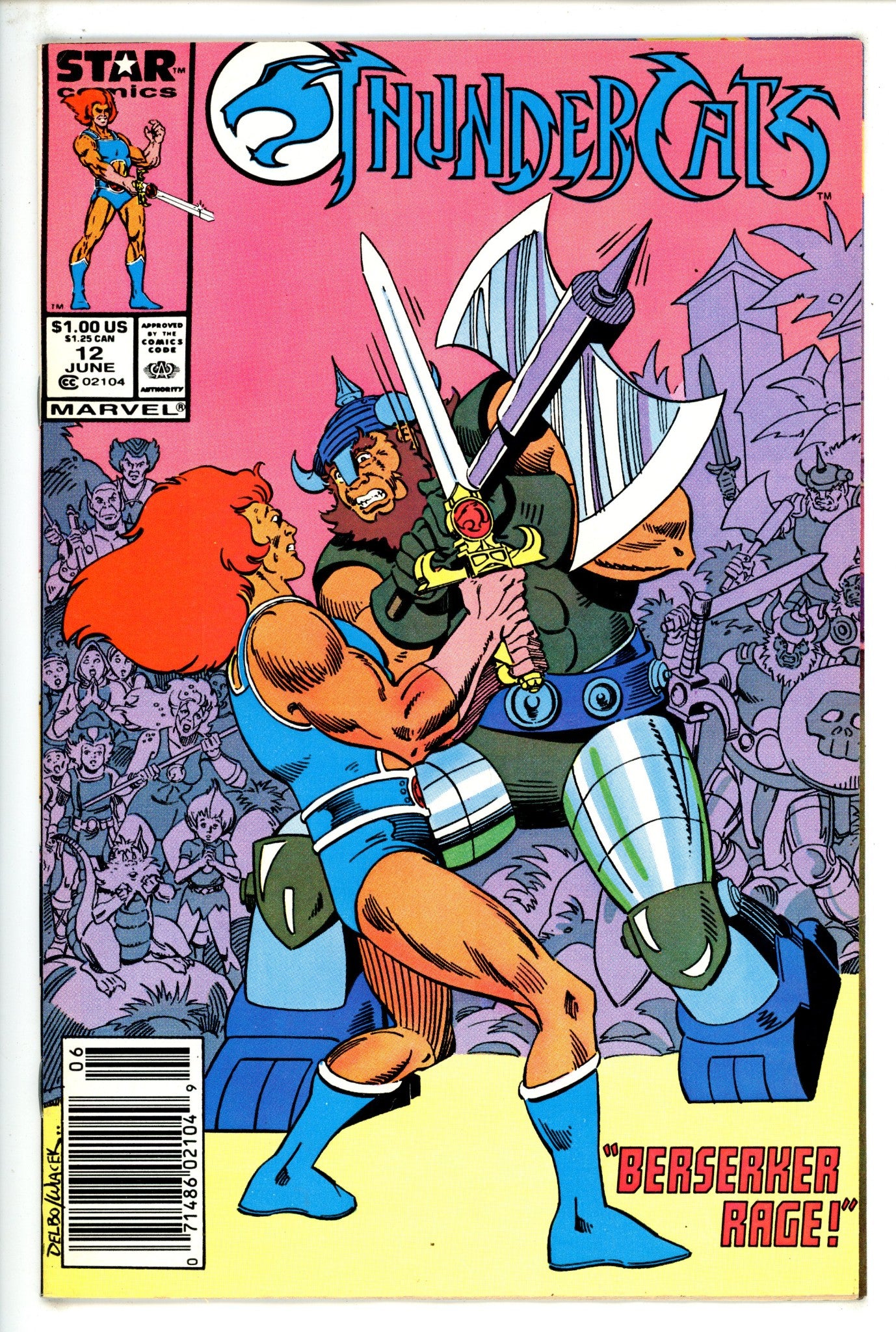 Thundercats 12 VF- (7.5) (1987) Newsstand 