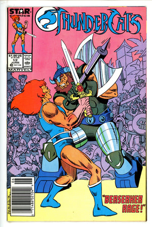 Thundercats 12 VF- (7.5) (1987) Newsstand
