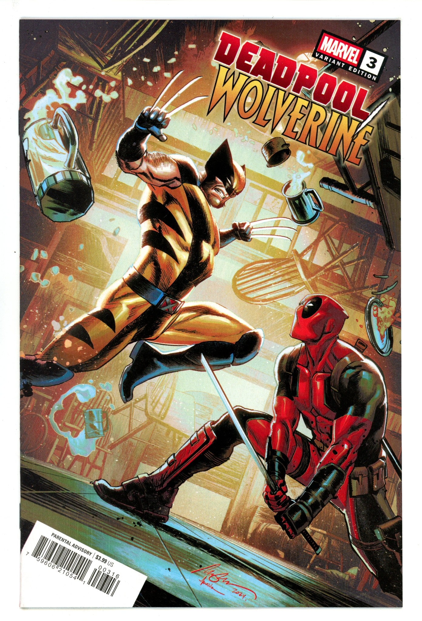 Deadpool/Wolverine 3 Albuquerque Incentive Variant NM (2025)