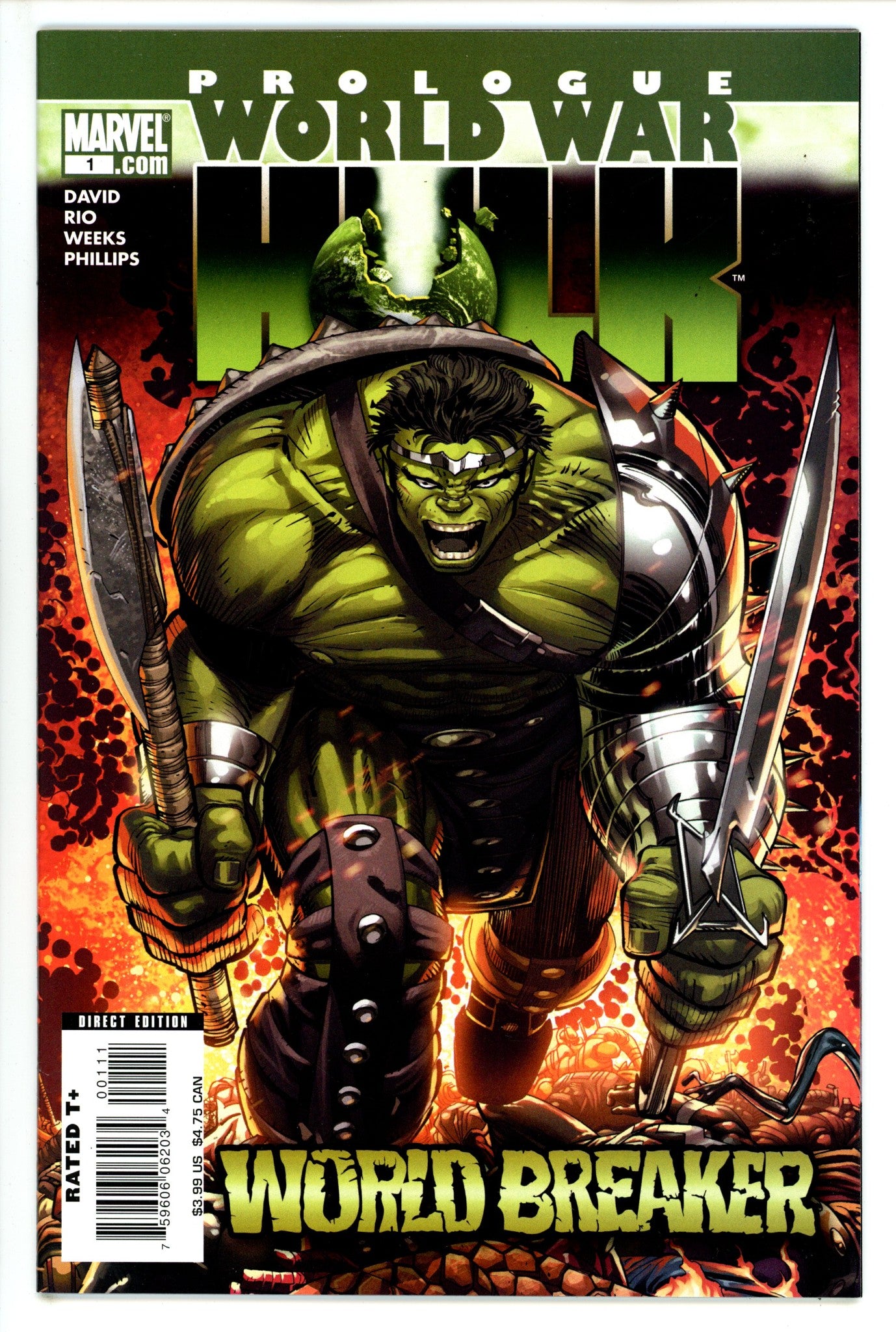 World War Hulk Prologue: World Breaker 1 VF+ (2007)